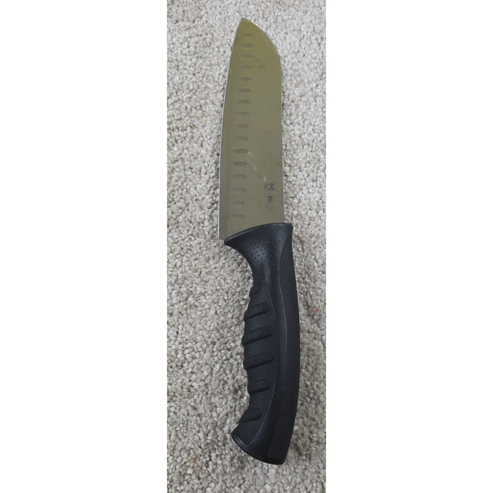 Member's Mark Santoku Knife 7" Granton Edge Stainless Steel K9228 Kitchen Tool
